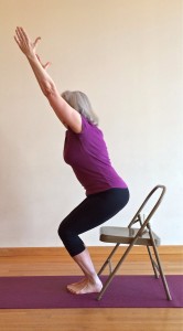 utkatasana to chair seat